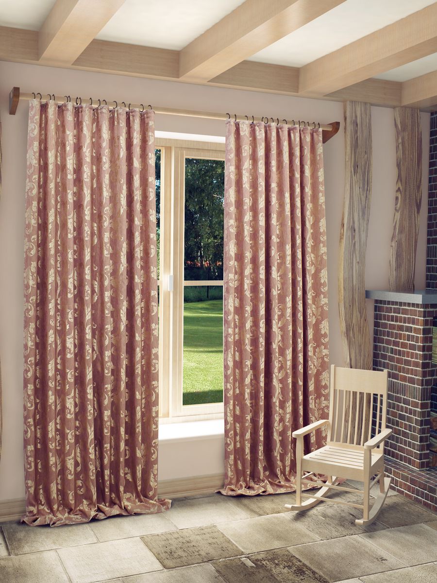 Штора Sanpa Home Collection Алисия, на ленте, цвет: бежевый, розовый, высота 280 смHP10059/7/1E Алисия б-роз, , 200*280 см Штора Sanpa Home Collection Алисия, на ленте, цвет: бежевый, розовый, высота 280 смHP10059/7/1E Алисия б-роз, , 200*280 смШтора Алисия с оригинальным узором изготовлена из ткани жаккард.Жаккард - одна из дорогостоящих тканей, так как её производство трудозатратно. Своеобразный рельефный рисунок, который получается в результате сложного переплетения на плотной ткани, напоминает гобелен.Крепление к карнизу осуществляется при помощи вшитой шторной ленты.
