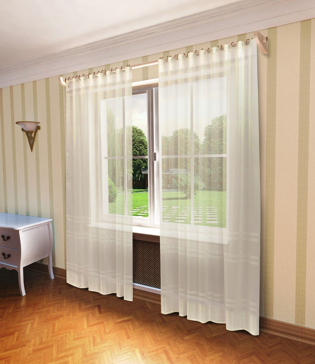 Тюль Sanpa Home Collection Тифани, на ленте, цвет: бежевый, высота 280 смHP10407/2000/1E Тифани бежевый, , 300*280 см Тюль Sanpa Home Collection Тифани, на ленте, цвет: бежевый, высота 280 смHP10407/2000/1E Тифани бежевый, , 300*280 смТюль Тифани нежного цвета изготовлена из ткани кристалон. Кристалон – так называется одна из разновидностей органзы. Первая часть названия Кристал (лед) объясняет эффект заснеженности, возникающий при попадании света на материю, хотя, в целом, ткань не блестящая. Кристалон - современный вид ткани, выполненный путем переплетения синтетических волокон капрона, полиэстера и нейлона. Тюль сделает ваш интерьер более нежным, воздушным и невесомым. Можно драпировать окно только тюлью или только портьерами, но вместе они создают идеальную композицию. Мы рекомендуем под однотонные портьеры нейтральных тонов подбирать сложносочиненную тюль, с изысканной вышивкой и орнаментом, а под портьеры с рисунком или ярких тонов - выбирать тюль с минималистичным рисунком или вообще без него.Крепление к карнизу осуществляется при помощи вшитой шторной ленты.