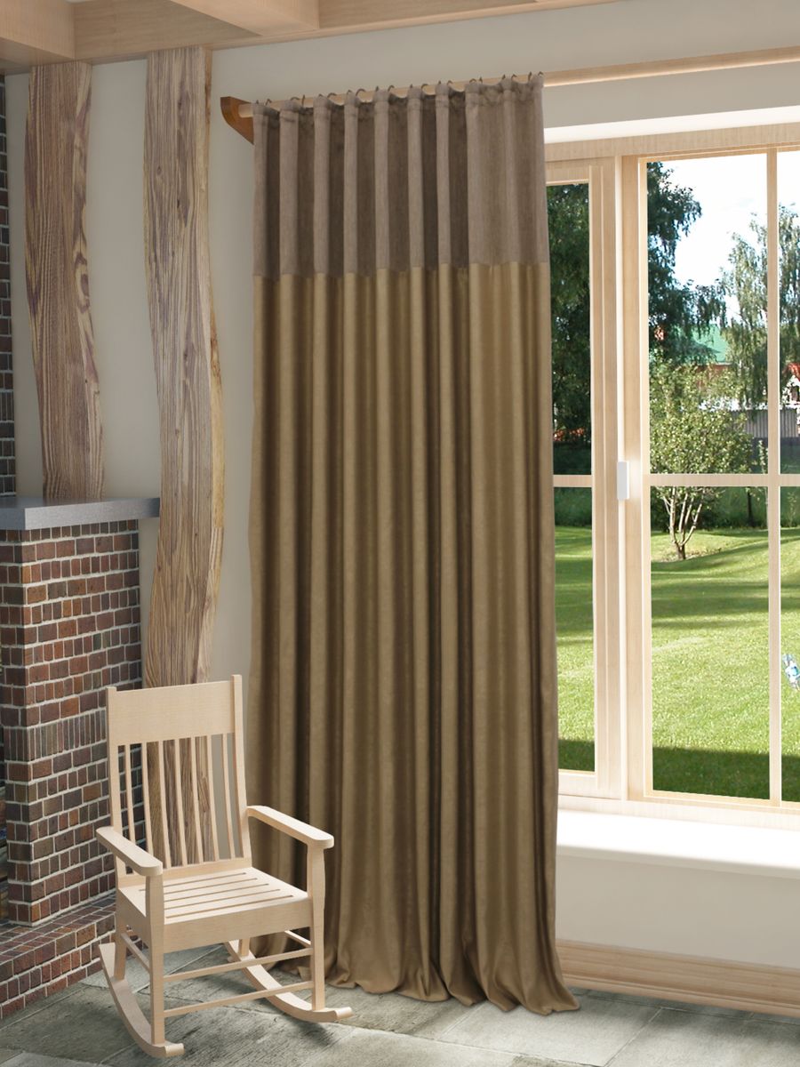 Штора Sanpa Home Collection Эльза, на ленте, цвет: темно-бежевый, высота 260 смHP01258/117/1E Эльза темно-бежевый, , 200*260-1шт+подхват Штора Sanpa Home Collection Эльза, на ленте, цвет: темно-бежевый, высота 260 смHP01258/117/1E Эльза темно-бежевый, , 200*260-1шт+подхватШтора Эльза в однотонном исполнении изготовлена из высококачественных материалов.Шторы - это немаловажный, но всё же аксессуар в вашем доме, поэтому их стиль нужно подбирать, исходя из дизайна в вашей квартире. Например, тяжелые и выполненные из дорогих тканей шторы прекрасно впишутся в классическую гостиную. А вот для современных стилей могут быть использованы шторы с более простым оформлением. Крепление к карнизу осуществляется при помощи вшитой шторной ленты.