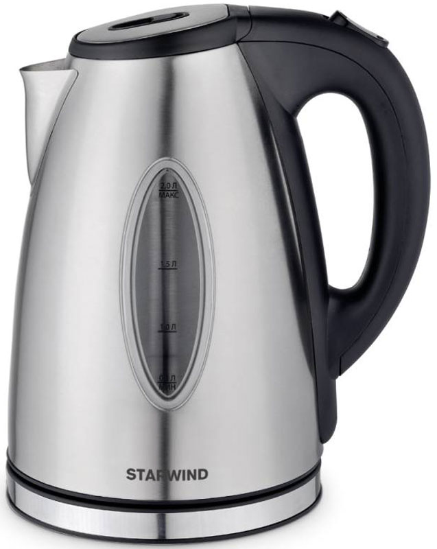Starwind SKS4440, Silver чайник электрическийSKS4440 Starwind SKS4440, Silver чайник электрическийSKS4440Электрический чайник Starwind SKS4440 прост в управлении и долговечен в использовании. При его производстве используются высококачественные материалы. Прозрачное окошко позволяет определить уровень воды. Мощность 2200 Вт быстро вскипятит 2 литра воды. Для обеспечения безопасности при повседневном использовании предусмотрены функция автовыключения, а также защита от включения при отсутствии воды.Контроллер FADA