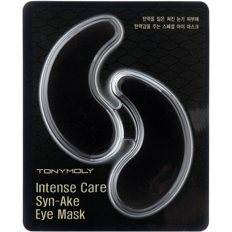 TonyMoly Маска Для Области Вокруг Глаз Intense Сare Syn-Ake Eye Mask, 2шт/9гSS05011300 TonyMoly Маска Для Области Вокруг Глаз Intense Сare Syn-Ake Eye Mask, 2шт/9гSS05011300Уход за кожей вокруг глаз: коррекция морщин, в том числе и глубоких, подтяжки, питание и увлажнение. Мощные антивозрастные компоненты проникают глубоко в кожу, укрепляют ее структуру, разглаживают морщины, делают кожу более упругой, гладкой, помолодевшей. Комплекс аминокислот и питательных веществ насыщает кожу полезными микроэлементами и прекрасно увлажняет, действуя не только поверхностно, но и глубоко в клетках.