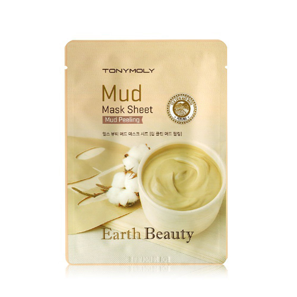 TonyMoly Тканевая маска для лица с белой глиной Earth Beauty Mud Peeling Mask Sheet, 35 грSS05027500 TonyMoly Тканевая маска для лица с белой глиной Earth Beauty Mud Peeling Mask Sheet, 35 грSS05027500После нанесения Earth Beauty Bubble Peeling Mask Sheet образует на лице пленку, которая вытягивает из пор все загрязнения. После ее снятия на коже остаются мелкие кислородные пузырьки, которые деликатно отшелушивают ороговевшие частички кожи. В результате кожа очищается, а ее тонус повышается.Основной действующий компоненты маски – уголь. Он устраняет все несовершенства кожи и избыток кожного сала, матирует, поддерживает необходимое увлажнение кожи. Кроме того, древесный уголь оказывает разогревающий эффект и нормализует процессы обмена.Экстракт папайи также обеспечивает мягкое отшелушивание отмерших клеток.Экстракт лаванды успокаивают кожу после очищения, снимает воспаления и раздражения, улучшает кровоснабжение, устраняет покраснения, осветляет тон лица.Экстракт зеленого чая омолаживает, наполняет клетки влагой и витаминами, оберегает от внешних воздействий, повышает упругость, разглаживает морщинки.Earth Beauty Bubble Peeling Mask Sheet абсорбирует вредные вещества, выравнивает текстуру кожи и улучшает ее цвет. Она обладает великолепным тонизирующим эффектом, подтягивает кожу, уменьшает выделение кожного жира, снимает раздражения и избавляет от шелушений.