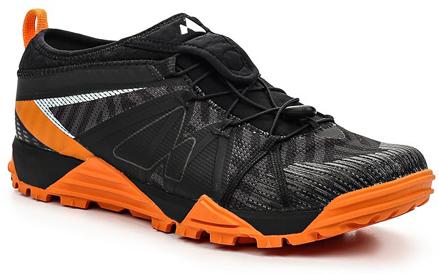 Кроссовки для бега мужские Merrell Avalaunch Tough Mudder, цвет: черный, оранжевый. 37789. Размер 11 (45)