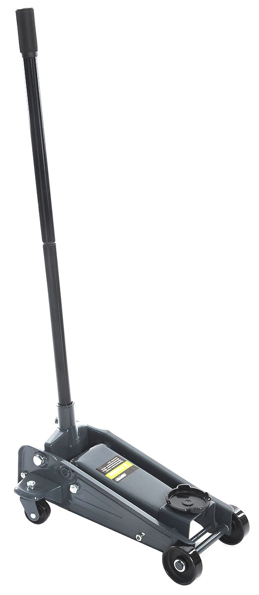 Домкрат подкатной Skyway, гидравлический, 3 тFJ303/S01802009 Домкрат подкатной Skyway, гидравлический, 3 тFJ303/S01802009Подкатной домкрат Skyway предназначен для подъема грузов массой до 3 тонн. Изделие позволяет быстро и с минимальными усилиями поднять груз на высоту до 46 см. Обладает большой грузоподъемностью, компактностью, плавностью хода и управлением под небольшим рабочим усилием. Надежная и неприхотливая конструкция домкрата обеспечивает его работоспособность в любых условиях.Домкрат предназначен для использования на ровной и твердой поверхности. Полностью металлическая конструкция узлов и агрегатов обеспечивает высокую надежность и отказоустойчивость. Перепускной клапан предохраняет домкрат от поломки, если вес груза превышает грузоподъемность домкрата.Он оснащен прочными колесами, обеспечивающими его мобильность и удобство в эксплуатации. Уникальная система предотвращает чрезмерную откачку.Максимальная нагрузка: 3 т.Максимальная высота: 46 см.Минимальная высота: 14 см.
