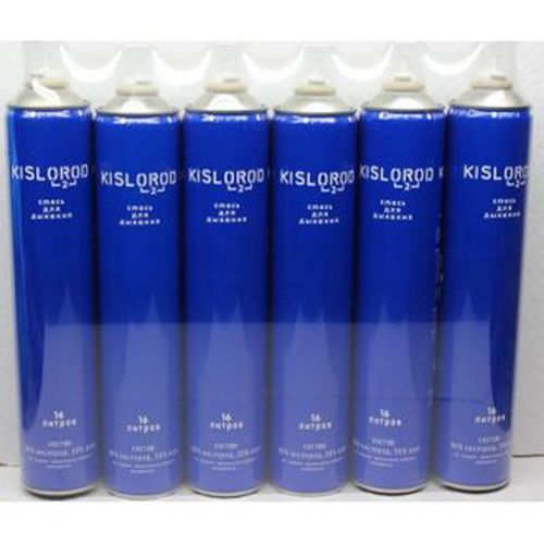 Kislorod 5+1 бесплатно 16л Дыхательная смесь (кислород 80%)