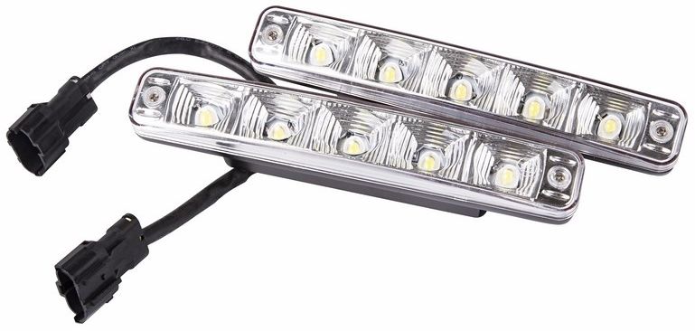 Дневные ходовые огни Lamper, 10 диодов80-1125 Дневные ходовые огни Lamper, 10 диодов80-1125Рабочее напряжение: 8-16 В Потребляемая мощность: 10 Вт Продолжительность работы: до 50 000 часов Температура работы: от -40°C до +85°CАлюминиевый корпус.Размеры: 190х53х28 мм.Встроенный стабилизатор напряжения, предотвращает от выгорания светодиодов при скачках напряжения.