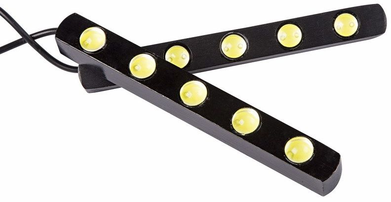 Дневные ходовые огни Lamper, 5 диодовS03301004 Дневные ходовые огни Lamper, 5 диодовS03301004Рабочее напряжение: 8-16 ВПродолжительность работы: до 50 000 часовТемпература работы: от -40°C до +85°C Алюминиевый корпус. Размеры: 123.5х14.8х11.7.
