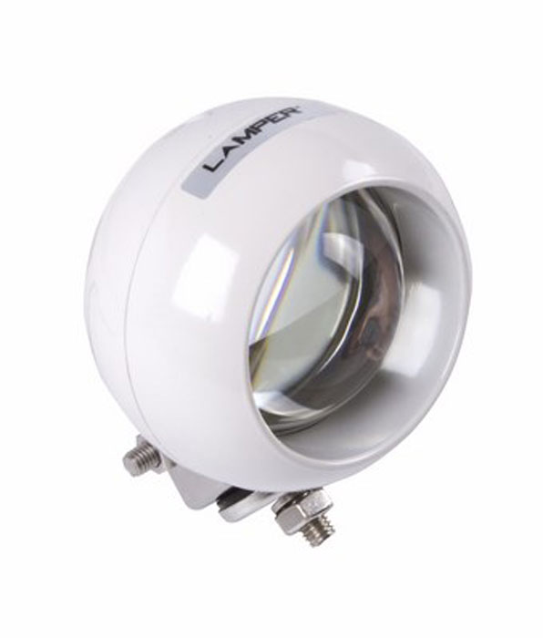 Фара автомобильная Lamper, светодиодная, 20 WS03301004 Фара автомобильная Lamper, светодиодная, 20 WS03301004Напряжение: 12-30 Вольт Мощность одного светодиода: 20W Модель светодиода: CREE Кол-во светодиодов: 1 шт.Световой поток: 2000 Люмен Температура свечения: 5500 Кельвинов Рабочий ток при 12/24V: 2,5/1,25A Световой поток: рассеянный Подключение: водонепроницаемый разъём 2pin Крепление: болт 10мм Виброустойчивость: 10-2000Hz Линзы: ударопрорчный поликарбонат Корпус: алюминиевый сплав Размеры: 106 x 70 Пыле-влагозащищенность: IP-68 (6-полная защита от пыли,8K-полная защита от воды, выдерживает высокое давление воды во время мойки)Рабочая температура: от -40С до +105С Срок службы: 50 000 часов