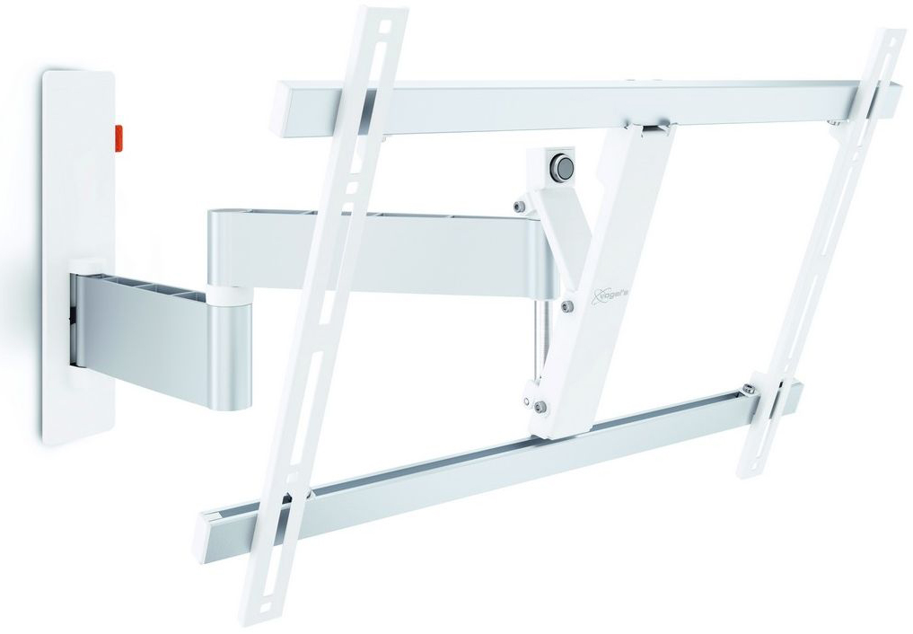 Vogels W53081, White кронштейн для ТВW 53081 white Vogels W53081, White кронштейн для ТВW 53081 whiteVogels W53081 - шарнирный настенный кронштейн для телевизоров (белый). Для больших телевизоров с размером экрана до 65 дюймов (165 см). Кронштейн W53081 подходит для телевизоров с размером экрана от 40 до 65 дюймов (от 101 до 165 см). Безопасный и надежный кронштейн для телевизоров, весящих до 30 кг.Вам хочется, чтобы телевизор можно было смотреть из разных мест в комнате? В этом поможет поворотный кронштейн для телевизора W53081 компании Vogels. Смотрите любимые сериалы, сидя вечером на диване, а утром разверните телевизор, чтобы не пропустить новости, завтракая за столом.Телепередачи могут разнообразить вашу жизнь. Вы можете готовить вместе с телевизионными поварами или работать с документами во время просмотра передач. Качественные кронштейны для телевизора Vogel’s серии W с непревзойденным дизайном помогут вам в этом. Изящные, прочные и надежные. Аксессуары Vogels для крепления телевизора помогут аккуратно разместить под телевизором все ваше оборудование для развлечений. Игровые приставки, проигрыватель Blu-ray и пульты — все аккуратно убрано.