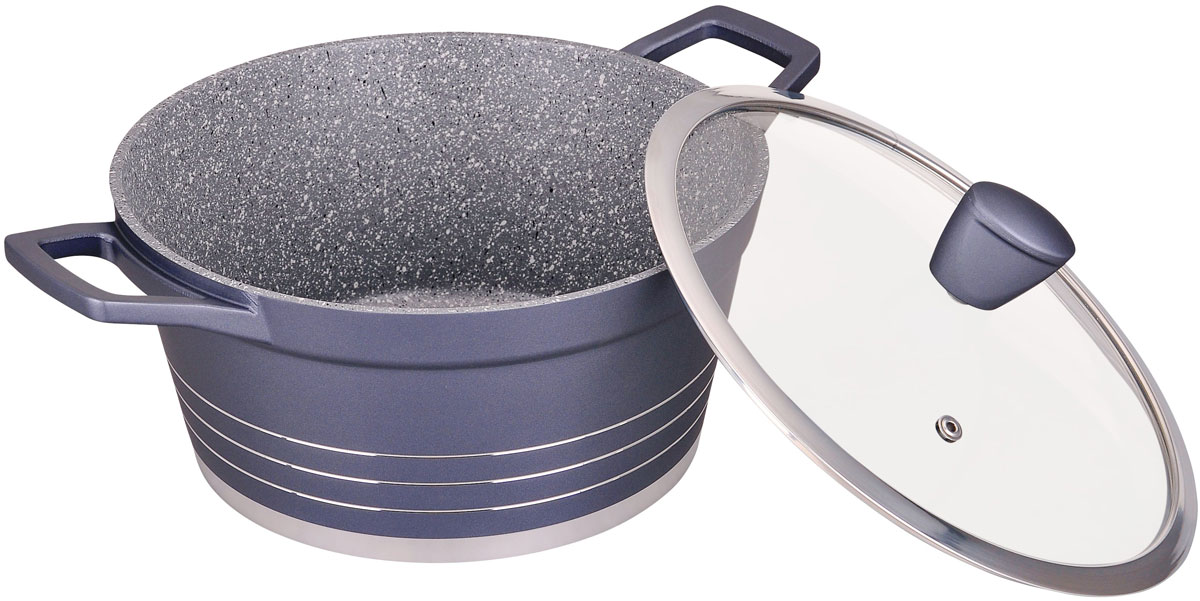 Кастрюля Winner Marble coating, с крышкой, с антипригарным мраморным покрытием, 4,2 лWR-1465 Кастрюля Winner Marble coating, с крышкой, с антипригарным мраморным покрытием, 4,2 лWR-1465Кастрюля обхъемом 4,2 л, 24 см, толщина стенки - 2,3 мм, дна - 4,5 мм. Покрытие: внутри - антипригарное мраморное серое, снаружи - жаростойкое лаковое цветное. Ручка крышки бакелитовая с покрытием Soft Touch. Крышка стеклянная. Подходит для индукционных плит и чистки в посудомоечной машине. Состав: литой алюминий.