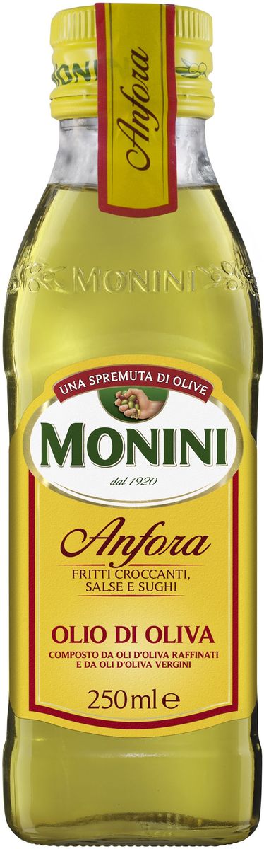Monini масло оливковое, 250 мл1610001/1 Monini масло оливковое, 250 мл1610001/1Monini - оливковое масло первого холодного отжима. Монини – одна из немногих занимающихся оливковым маслом компаний, которая до сих пор осталась семейной. Даже сегодня, владелец Дзеферино Монини, лично дегустирует и отбирает масла перед тем, как его разольют в бутылки. Масло изготавливается из оливок, выращиваемых на полях, не обрабатываемых пестицидами и другими химическими удобрениями. Оливки собираются вручную и подвергаются первой выжимке методом холодного прессования.