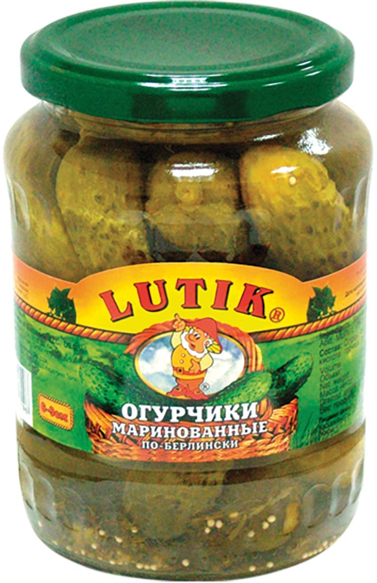 Lutik Огурцы маринованные по-берлински, 720 мл0480021V Lutik Огурцы маринованные по-берлински, 720 мл0480021VОгурцы маринованные Lutik по-берлински отлично впишутся в рацион любой семьи! Консервация - это специальная обработка продуктов, при которой прекращаются размножение микроорганизмов и деятельность ферментов.