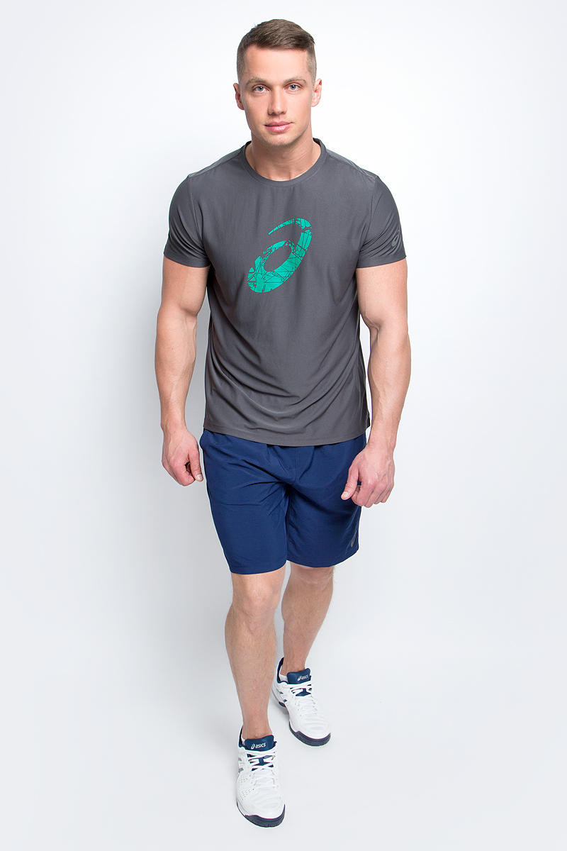 Шорты мужские Asics Woven Short 9in, цвет: темно-синий. 141083-8052. Размер M (48/50)141083-8052 Шорты мужские Asics Woven Short 9in, цвет: темно-синий. 141083-8052. Размер M (48/50)141083-8052Мужские шорты Asics Woven Short 9in выполнены из полиэстера. Стратегически расположенные сетчатые вставки обеспечивают отличную воздухопроницаемость, вентиляцию и возможность свободно двигаться. Благодаря эластичному материалу ваши движения будут свободными и легкими. Шорты имеют эластичную резинку на поясе, обхват талии регулируется при помощи внутреннего шнурка-кулиски. Модель дополнена двумя втачными карманами спереди.