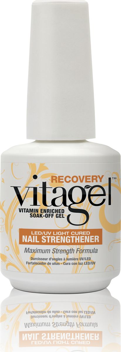 VitaGel Recovery Средство для восстановления тонких ногтей, 15 мл01152 VitaGel Recovery Средство для восстановления тонких ногтей, 15 мл01152Скорая помощь для тонких или поврежденных ногтей, расслаивающихся или особенно пострадавших после носки и удаления искусственных покрытий, таких как гель, акрил или даже зачастую гель-лак. Революционная усиливающая формула VitaGel ВОССТАНОВЛЕНИЕ поможет там, где другие препараты бессильны.
