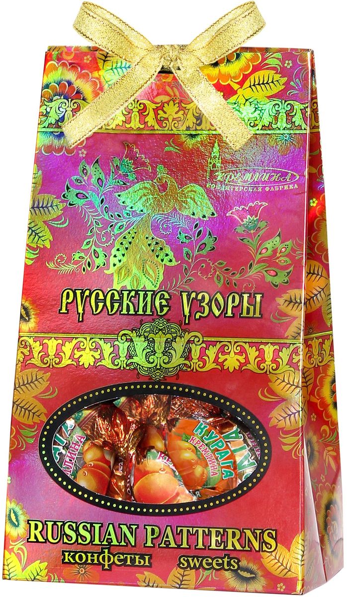 Кремлина Русские узоры курага шоколадная с грецким орехом, 230 г4607039271676 Кремлина Русские узоры курага шоколадная с грецким орехом, 230 г4607039271676Подарочная серия конфет в коробке Русские узоры.Сладость кураги напомнит вам о лучших летних воспоминаниях, принесет ощущение умиротворения и радости. Попробуйте курагу с грецким орехом от компании Кремлина и убедитесь сами.