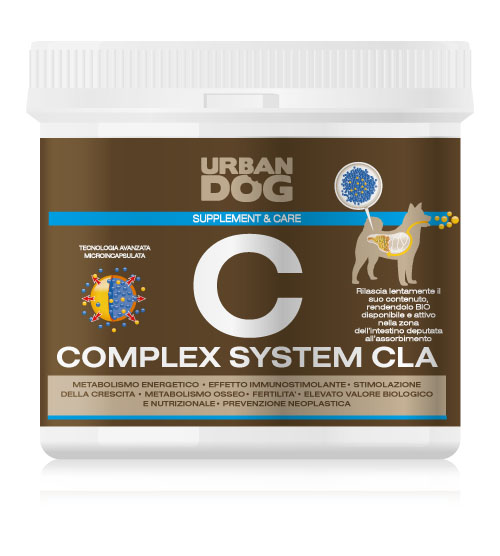 Иммуностимулирующая комплексная система CLA Urban Dog для собак, 300 гUD302CL3 Иммуностимулирующая комплексная система CLA Urban Dog для собак, 300 гUD302CL3Иммуностимулирующая комплексная система CLA Urban Dog улучшает развитие мышц, укрепляет и поддерживает сердечную деятельность, уменьшает жировые отложения без изменения общей массы тела, но увеличивая синтез мышечной массы за счёт увеличения липолиза.Комплексная система CLA повышает эффективность иммунной системы, оказывает омолаживающее действие на организм старых особей. Способствует увеличению фертильности у племенных животных: при регулярном применении с первого дня течки до родов вызывает увеличение выработки молока, снижение стресса, испытываемого животным.