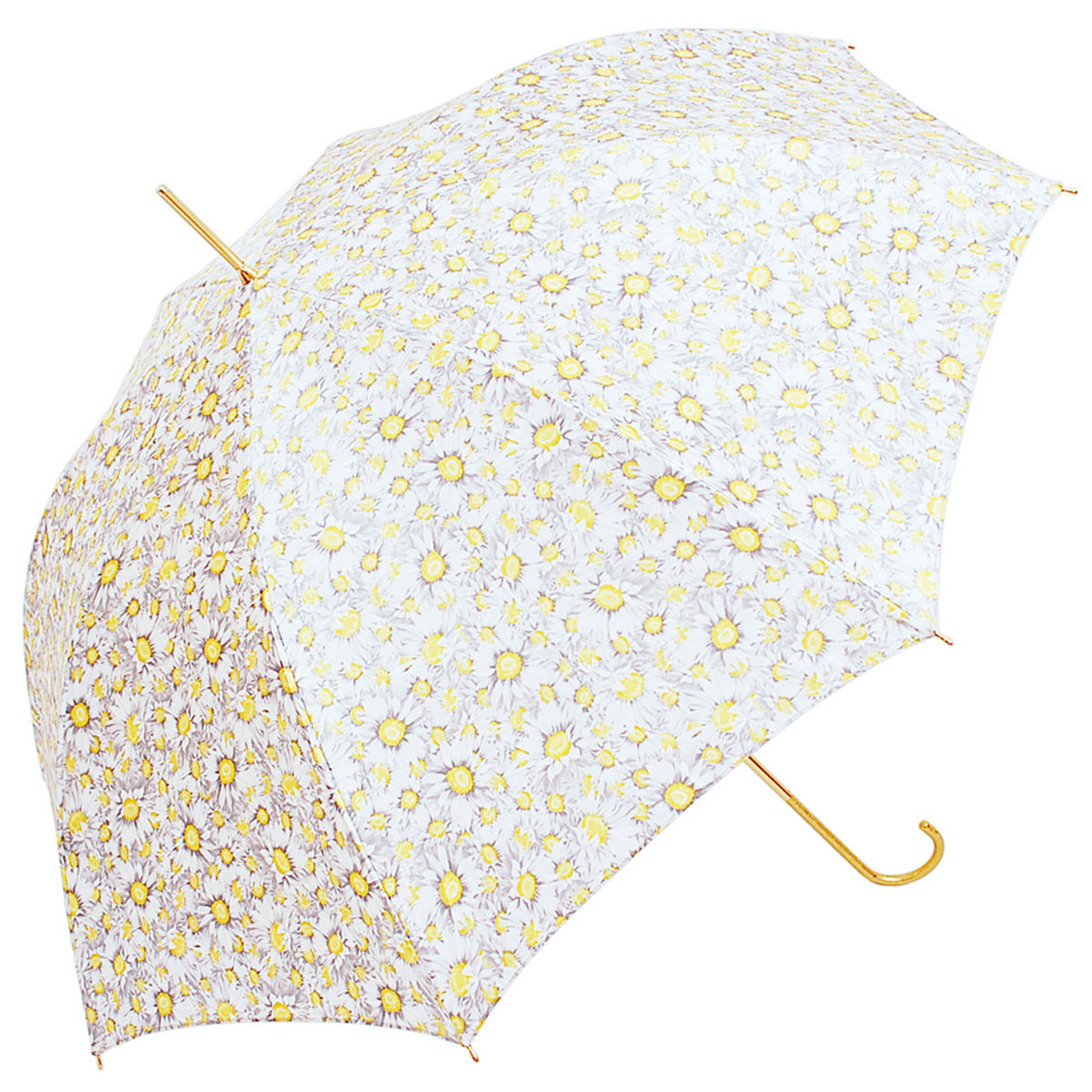 Зонт-трость женский Stilla, цвет: белый, желтый. 651 auto