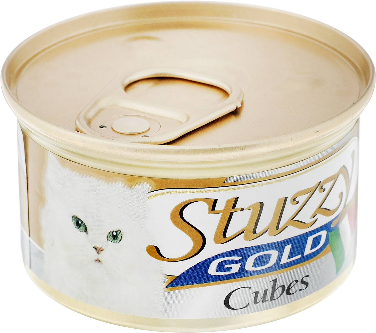 Консервы для взрослых кошек Stuzzy Gold, индейка, 85 г. 132.C435132.C435 Консервы для взрослых кошек Stuzzy Gold, индейка, 85 г. 132.C435132.C435Консервы для кошек Stuzzy Gold - это дополнительный рацион для взрослых кошек. Корм обогащен таурином и витамином Е для поддержания правильной работы сердца и иммунной системы. Инулин обеспечивает всасывание питательных веществ, а биотин способствуют великолепному внешнему виду кожи и шерсти. Корм приготовлен на пару, не содержит красителей и консервантов. Состав: мясо и мясные субпродукты 45% (из них индейка 13%).Питательная ценность: белок 9%, жир 5,5%, клетчатка 0,1%, зола 2%, влажность 80%. Питательные добавки (на кг): витамин А 1177 МЕ, витамин D3 700 МЕ, витамин Е 40 мг, таурин 300 мг, железо 63,14 мг, цинк 40,8 мг, медь 2,32 мг, марганец 3,25 мг, селен 0,155 мг, йод 0,76 мг. Товар сертифицирован.