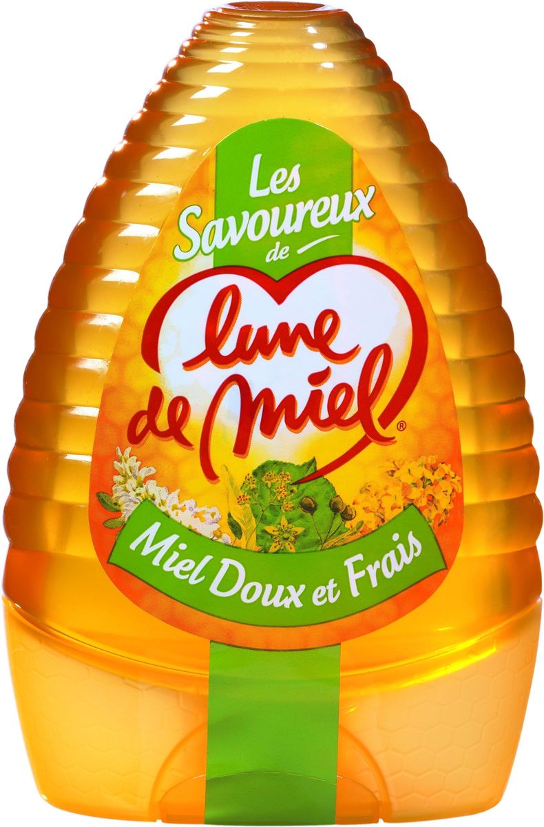 Lune de Miel Мягкий свежий мед, диспенсер с дозатором, 340 г430101 Lune de Miel Мягкий свежий мед, диспенсер с дозатором, 340 г430101Мягкий свежий мед - в этом меде раскрывается нежность нектара из акации в сочетании со свежими и ментоловыми нотками липового меда.