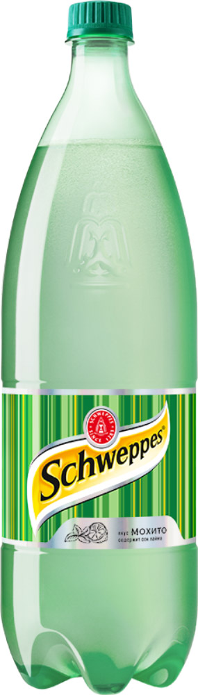 Schweppes Мохито напиток сильногазированный, 1,5 л1378501 Schweppes Мохито напиток сильногазированный, 1,5 л1378501Schweppes Мохито – освежающий напиток со вкусом лайма и мяты с традиционной для Schweppes горчинкой. Это изысканный продукт, пополнивший портфель бренда Schweppes в 2015 году.Уважаемые клиенты! Обращаем ваше внимание, что полный перечень состава продукта представлен на дополнительном изображении.Упаковка может иметь несколько видов дизайна. Поставка осуществляется в зависимости от наличия на складе.