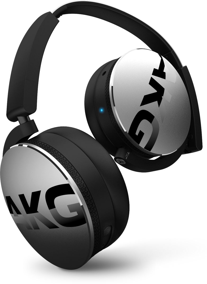 AKG Y50BT, Silver беспроводные наушникиY50BTSLV AKG Y50BT, Silver беспроводные наушникиY50BTSLVИщете большие накладные наушники, достаточно стильные и при этом позволяющие свободно творить? Тогда вам подойдут наушники AKG Y50BT.Поддержка Bluetooth для полной совместимости с современными устройствами и более 20 часов автономной работы от аккумулятора для тех, кто всегда готов к творчеству, дополняют 40-мм мембраны модели AKG Y50BT, которые создают сбалансированный мощный звук и качество звучания, в свое время подарившее предыдущей модели Y50 награду Продукт года от издания What Hi-Fi.Но этим не ограничиваются преимущества этих наушников - ведь их внешний вид не уступает акустическому совершенству. Три выразительных цвета и особая обработка поверхностей придают наушникам AKG Y50BT оригинальный матово-глянцевый вид, благодаря которому смотреть на них хочется ничуть не меньше, чем слушать их.Встроенный аккумулятор с возможностью зарядки от USB. Когда заряд аккумулятора на исходе, вы всегда можете подзарядить его через обычный USB-вход.Забудьте о проводах и подключитесь к любому устройству с поддержкой Bluetooth. Технологии aptX и AAC позволяют передавать звук по Bluetooth без искажений. Трехосевой механизм складывания обеспечивает максимальную компактность при хранении и транспортировке.