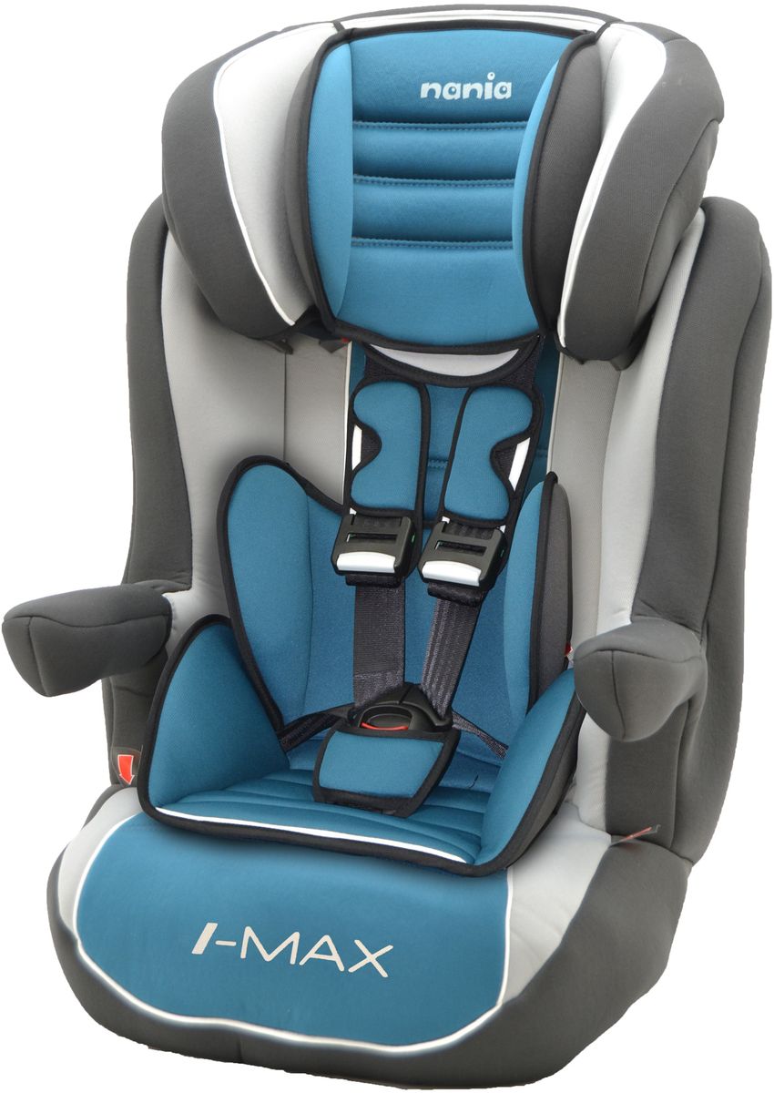 Nania Автокресло Imax SP LX ISOFIX от 9 до 36 кг цвет agora petroleCA-3505 Nania Автокресло Imax SP LX ISOFIX от 9 до 36 кг цвет agora petroleCA-3505Автокресло Nania Imax SP относится кгруппе 1/2/3, от 8 месяцев до 12 лет (9 - 36 кг). Соответствует стандартам ECE R44/04. Благодаря длительному периоду использования и регулируемому по высоте подголовнику nania Imax SP охватывает все возрастные группы от 8месяцев до 12 лет (когда кресло уже не нужно). Nania Imax SP было разработано на основе требований безопасности, а также ортопедическихфакторов: мягкие обивка и подушки, а анатомическая форма nania Imax SP обеспечивает комфорт даже в дальних поездках. Nania Imax SP имеет удобные подлокотники, которые при необходимости можно поднять вверх. Система боковой защиты Side Protection (SP)обеспечивает необходимую безопасность даже при боковом столкновении. Подголовник можно отрегулировать по высоте, таким образом naniaImax SP оптимально адаптируется к росту ребенка. 5-ти точечные ремни безопасности можно регулировать не только по длине и высоте, но и снять совсем, когда ребенок подрастет. Серия Limited и выше имеют функцию сигнализации - если ремень не закрыт должным образом или ребенок самостоятельно расстегнется вовремя движения, прозвучит предупреждающий звуковой сигнал. Обивка выполнена из 100% полистирола, которую легко снимается и моется.Серия LUXE - для самых требовательных. Кресло nania Beline SP Luxe имеет дополнительную подушку в районе таза, а обивка - больше поролона,что обеспечит ребенку максимальный комфорт.