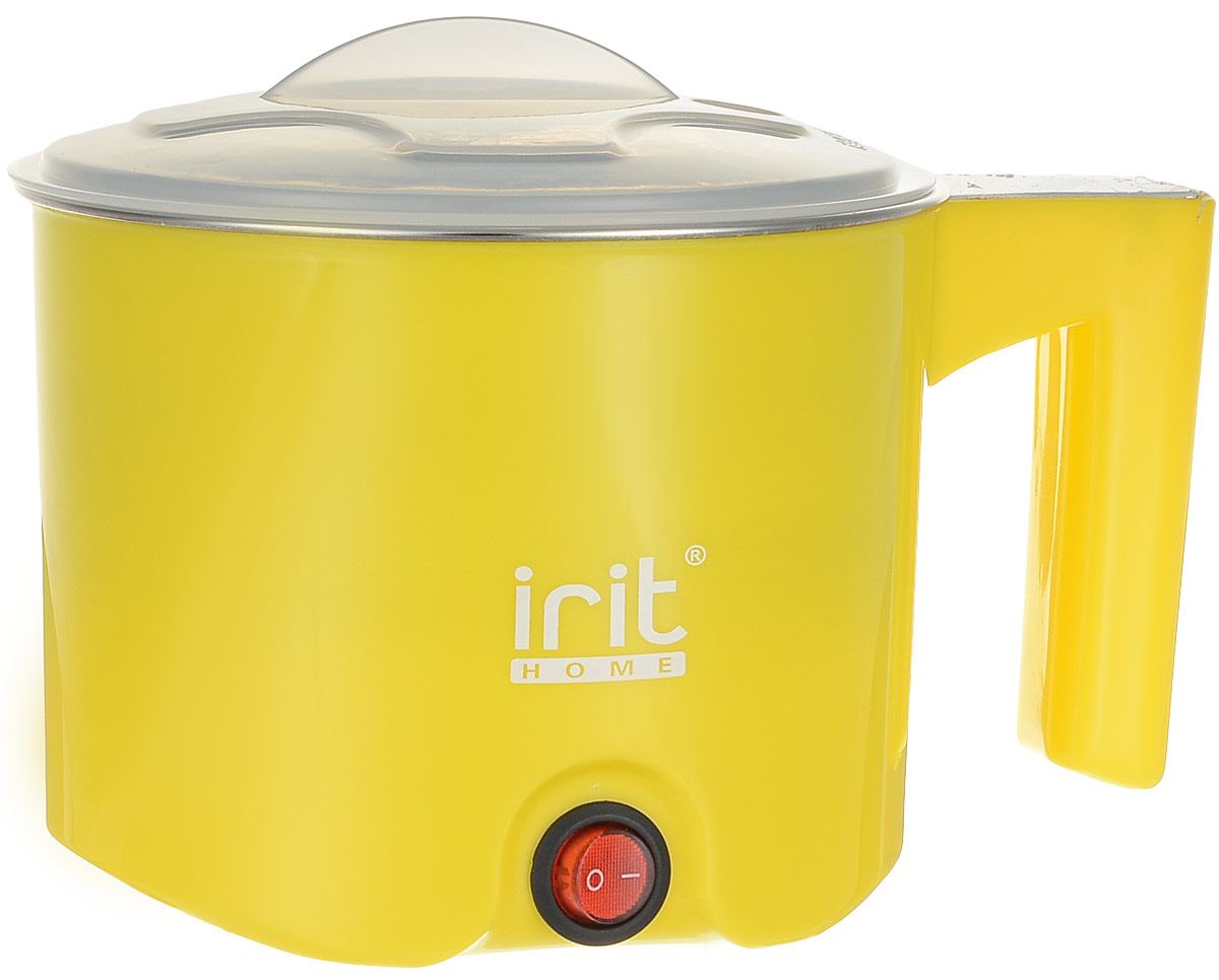 Irit IR-1100 электрический чайник79 02493 Irit IR-1100 электрический чайник79 02493Многофункциональный электрочайник Irit IR-1100 имеет металлический корпус с защитным пластиковым покрытием. Отличное решение для тех, кто любит устраивать быстрые перерывы на чай или кофе на работе или торопится сделать чай для всей семьи с утра. Это возможно благодаря нагревательному элементу, за счет которого вода закипает за несколько минут. Также возможно приготовление и подогрев пищи на пару. Чайник прост в управлении и долговечен в использовании.