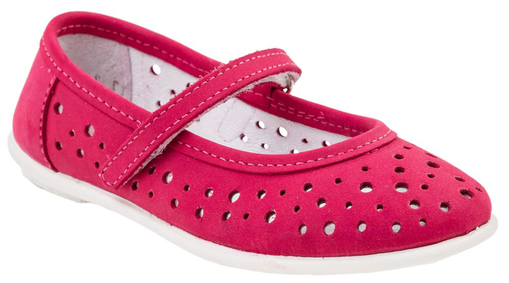 Туфли для девочки Котофей, цвет: малиновый. 432111-23. Размер 31