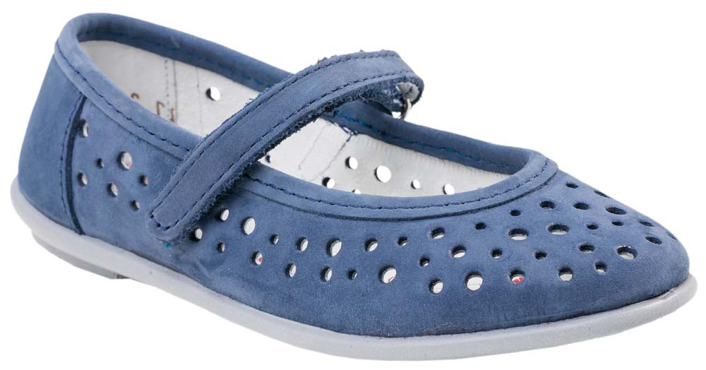 Туфли для девочки Котофей, цвет: темно-синий. 432111-21. Размер 31