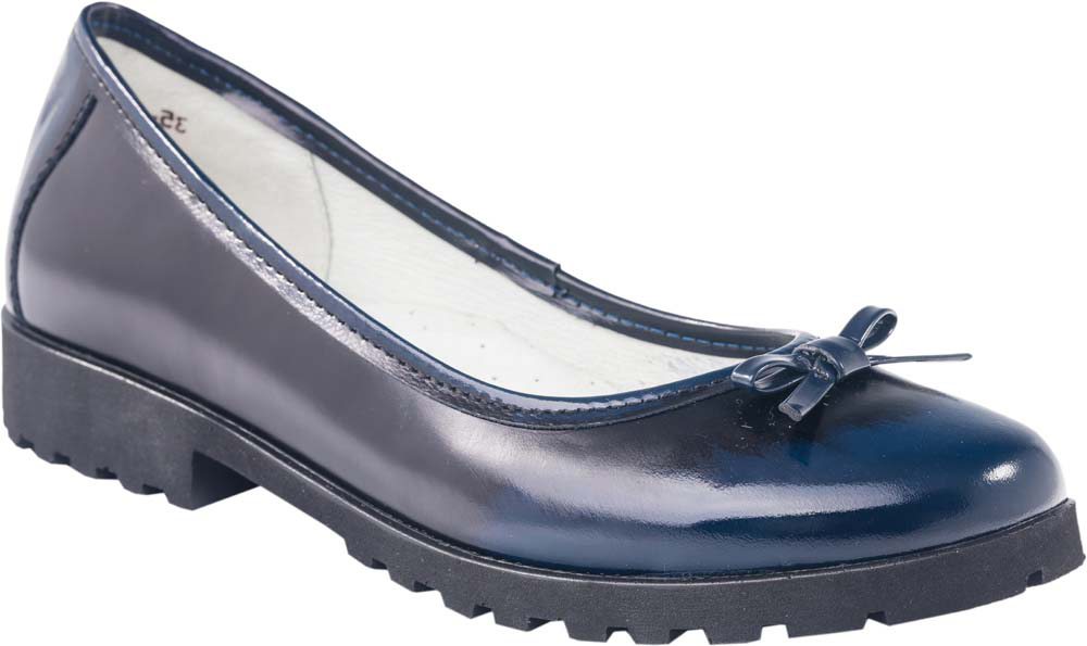 Туфли для девочки Котофей, цвет: темно-синий. 732155-21. Размер 36