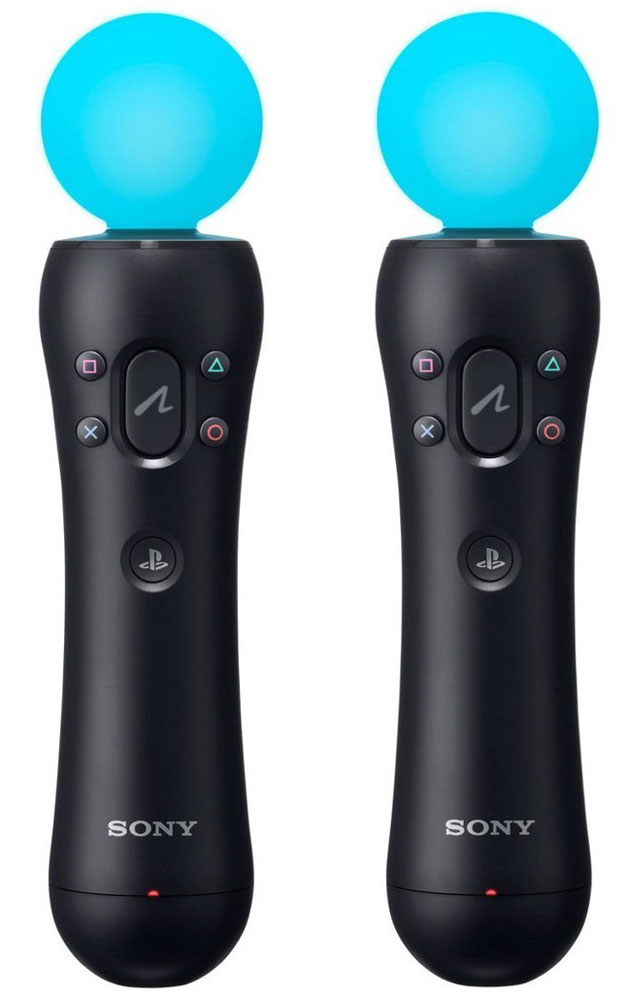 Sony контроллер движений PS Move (CECH-ZCM1E)1CSC20002521 Sony контроллер движений PS Move (CECH-ZCM1E)1CSC20002521Наслаждайтесь PlayStation VR благодаря двум контроллерам движений PlayStation Move в совместимых играх. Благодаря легкому дизайну, улучшенным датчикам движения и светящемуся шарику контроллер движений PlayStation Move позволяет вам легко и точно взаимодействовать с виртуальными мирами.Почувствуйте связь с виртуальными мирами благодаря удобному дизайну и функции вибрации.Наслаждайтесь эффектом погружения с помощью встроенных датчиков движения и меняющего цвет шарика, положение которого отслеживает PlayStation Camera.Почувствуйте полный контроль над своими действиями в виртуальной реальности благодаря удобному расположению кнопок, включая специальную большую спусковую кнопку и знакомые вам по беспроводному контроллеру Dualshock 4 кнопки PS и действий.