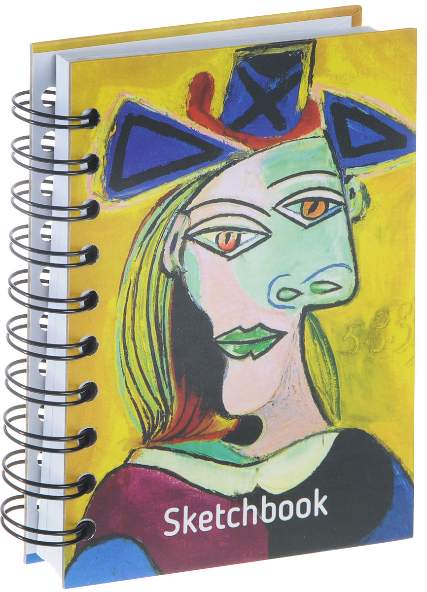 Пикассо. Голова женщины в голубой шляпе. Скетчбук