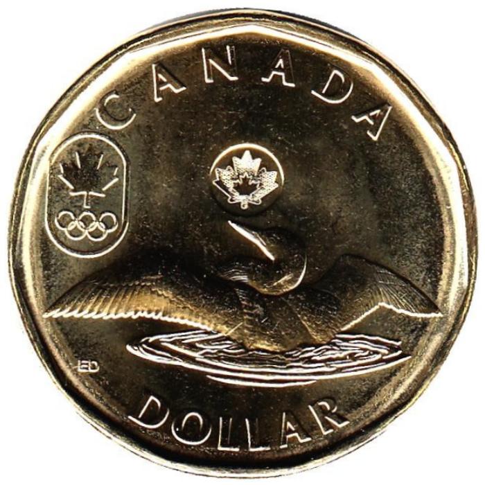 Монета номиналом 1 доллар 