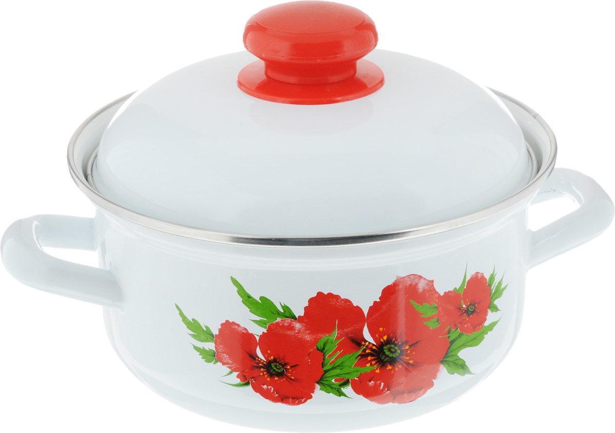 Кастрюля Лысьвенские эмали Маки, с крышкой, 1,5 лС-1508АП2/4 Кастрюля Лысьвенские эмали Маки, с крышкой, 1,5 лС-1508АП2/4Кастрюля Лысьвенские эмали Маки изготовлена из высококачественной стали, покрытой стеклокерамической эмалью. Эмаль устойчива к пищевымкислотам, не вступает во взаимодействие с продуктами и не искажает их вкусовые качества.Посуда оснащена эргономичными ручками и крышкой, изготовленными из того же материала, что и сама кастрюля. Крышка снабжена пластиковой ручкой, которая убережет ваши руки от контакта с высокими температурами.Кастрюля предназначена для тепловой обработки продуктов, приготовления холодных блюд и хранения пищи.Можно использовать на всех типах плит, включая индукционные. Можно мыть в посудомоечной машине.Высота стенки: 8,5 см.Внутренний диаметр кастрюли (по верхнему краю): 16 см.Ширина (с учетом ручек): 24 см.