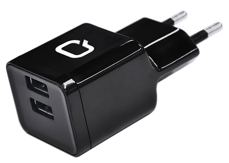 Qumo Energy 2 USB 2.1A micro USB cable, Black сетевое зарядное устройство20781 Qumo Energy 2 USB 2.1A micro USB cable, Black сетевое зарядное устройство20781Сетевое зарядное устройство Qumo Energy предназначено для зарядки любых электронных устройств с номинальным током до 2,1А. Это стильное устройство имеет встроенную защиту от короткого замыкания, перегрузки, автоматическую корректировку силы тока.