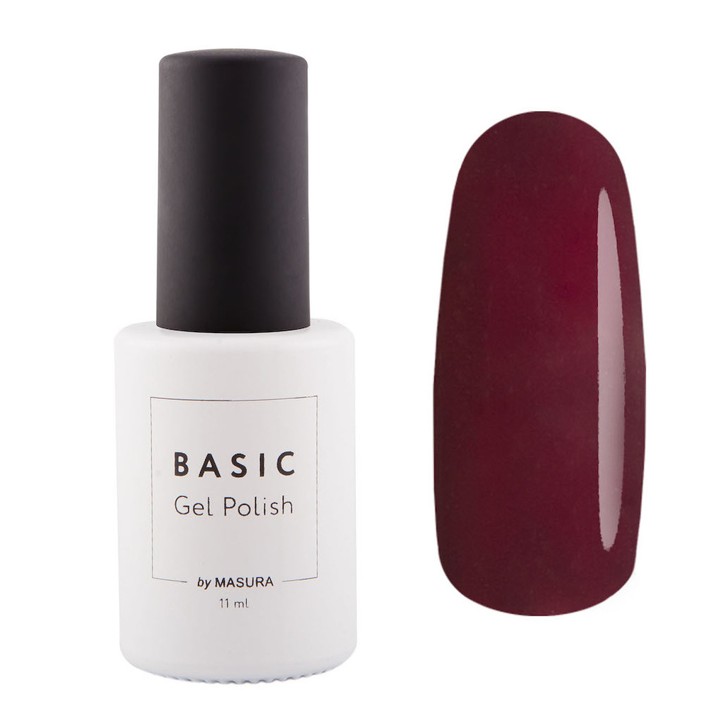 Masura Гель-лак BASIC Марсала. Возвращение, 11 мл294-313 Masura Гель-лак BASIC Марсала. Возвращение, 11 мл294-313цвет дорогого вина, насыщенный бордо, плотный