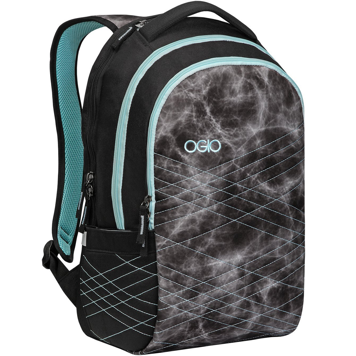 Рюкзак городской женский OGIO Urban. Synthesis Pack (A/S), цвет: черный, мятный031652227347 Рюкзак городской женский OGIO Urban. Synthesis Pack (A/S), цвет: черный, мятный031652227347Рюкзак OGIO Urban. Synthesis Pack (A/S) разработан для ярких и модных людей! Он позволит вам взять с собой все необходимое.Функциональный городской рюкзак, который отлично держит форму и не висит мешком, OGIO Urban. Synthesis Pack (A/S) с легкостью сохранит ваш ноутбук и планшет в целости в отдельно внутреннем мягком отсеке. Для хрупких мелочей, например, очков или фотоаппарата предназначен верхний отдельный карман на молнии с мягкой флисовой подкладкой. Любителей идеального порядка наверняка порадует внешний карман-органайзер с многочисленными отсеками для ручек, блокнотов и карабином для ключей, так что вам не придется тратить время на поиск самых необходимых предметов, которые так и норовят затеряться в пространстве рюкзаков.OGIO - высокотехнологичный продукт от американского производителя. Вместительные сумки для путешествий, работы и отдыха, специальная коллекция городских сумок для женщин, жесткие боксы под мелкий инвентарь и многое другое.