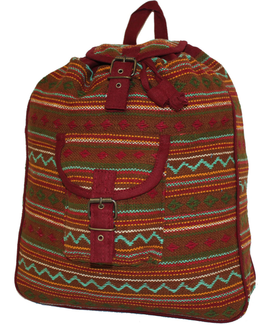 Сумка-рюкзак женская Ethnica, цвет: горчичный. 187250