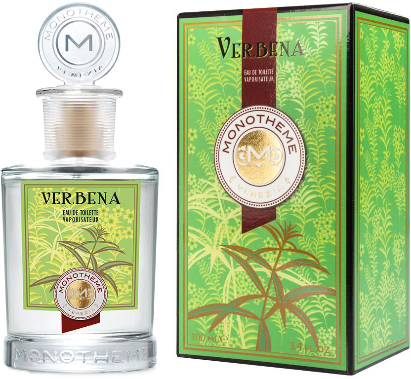 Monotheme Туалетная вода Monotheme Classic Verbena, 100 мл191126 Monotheme Туалетная вода Monotheme Classic Verbena, 100 мл191126Этот очаровательный свежий аромат моментально демонстрирует всю силу и энергию своего главного ингредиента – Вербены. Ароматические и бодрящие зеленые ноты мастерски смешаны с солнечным фруктовым звучанием цитрусовых. В сердце аромата мы слышим неожиданный аккорд, который на контрасте подчеркивает головную ноту, а именно: нежный букет белых цветов Средиземноморья изысканно оттеняющий дерзость звучания вербены и цитрусовых. Обволакивающие ноты Ветивера, Амбры и Мускуса в базе аромата придают ему чувственный шарм, а также способствуют стойкости композиции.