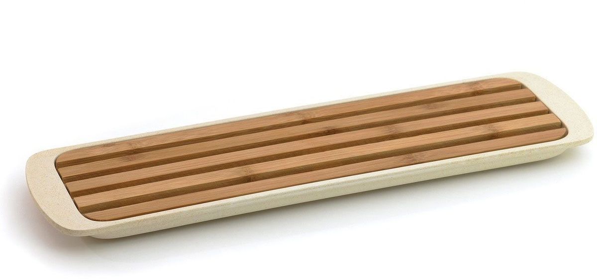 Доска разделочная BergHOFF CooknCo, для нарезки хлеба, 38 х 11 см2800046 Доска разделочная BergHOFF CooknCo, для нарезки хлеба, 38 х 11 см2800046Разделочная доска BergHOFF CooknCo идеально подойдет для нарезки хлеба и хлебобулочных изделий. Изделие выполнено из бамбуковых волокон и оснащено специальным поддоном из полипропилена для сбора крошек.Не рекомендуется мыть в посудомоечной машине и использовать в микроволновой печи.Размер доски: 33,5 х 9 х 1,4 см.Размер поддона: 38 х 10,7 х 2 см.