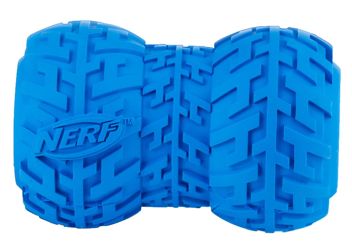 Игрушка-кормушка для собак Nerf Шина, цвет: голубой, 10 см22491 Игрушка-кормушка для собак Nerf Шина, цвет: голубой, 10 см22491Игрушка Nerf имеет уникальный рисунок протектора шины.Подходит для собак с самой мощной челюстью. Высококачественные прочные материалы, из которых изготовлена игрушка, обеспечивают долговечность использования.Полость внутри предназначена для любимого лакомства вашего питомца.Яркие привлекательные цвета.Размер L: 10 см.