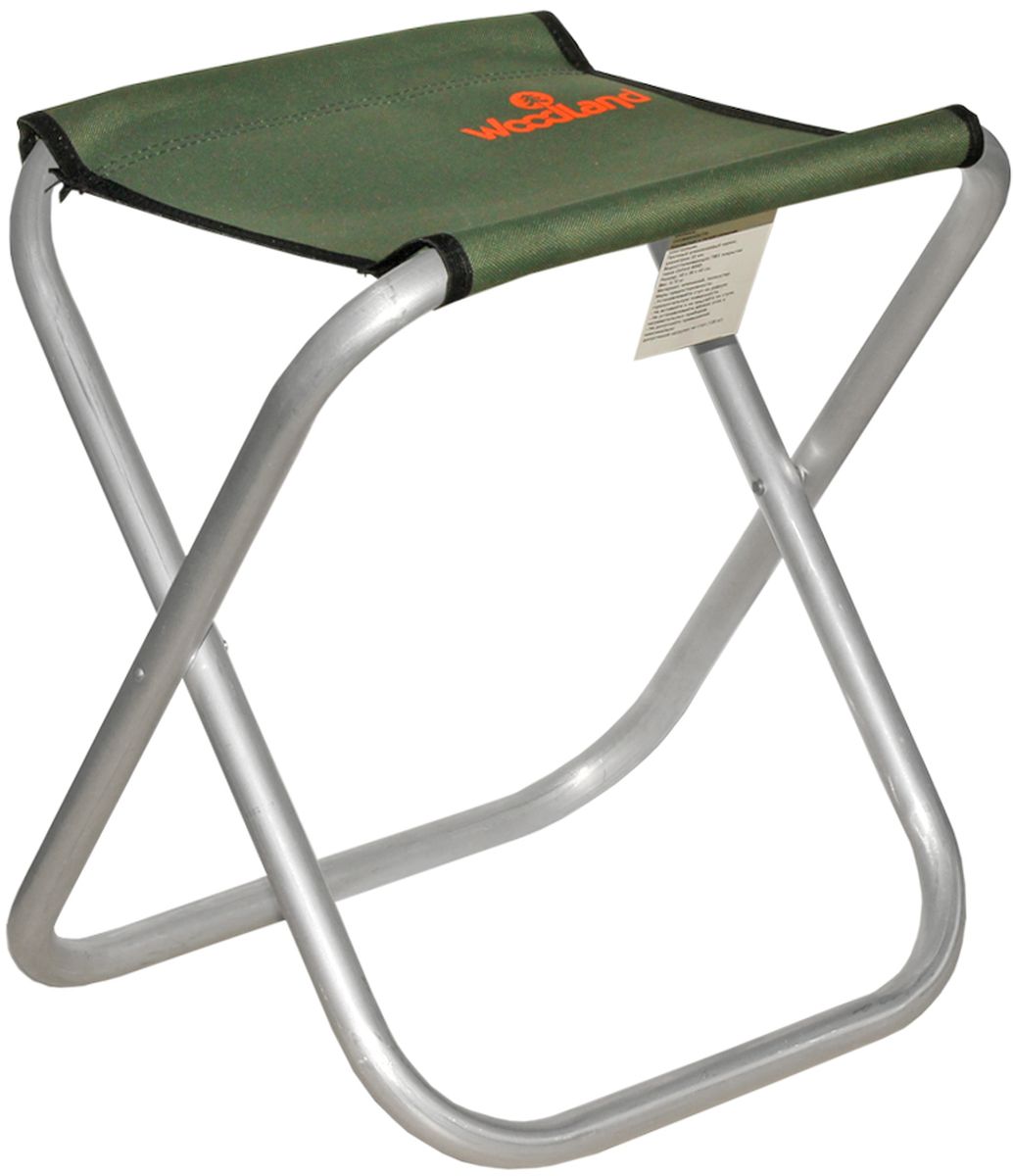 Стул складной Woodland Compact ALU, цвет: оливковый, стальной, 40 x 30 х 40 см0062397 Стул складной Woodland Compact ALU, цвет: оливковый, стальной, 40 x 30 х 40 см0062397Стул Woodland Compact ALU имеет прочный алюминиевый каркас диаметром 22 мм. Водоотталкивающее ПВХ-покрытие ткани Oxford 600D.Стул Woodland пригодится в походе, на рыбалке и в путешествии.Максимально допустимая нагрузка: 120 кг.