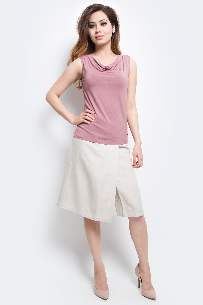 Майка женская Finn Flare, цвет: серо-розовый. S17-11087_824. Размер XL (50)S17-11087_824 Майка женская Finn Flare, цвет: серо-розовый. S17-11087_824. Размер XL (50)S17-11087_824Майка женская Finn Flare выполнена из вискозы и эластана. Модель с круглым вырезом горловины.