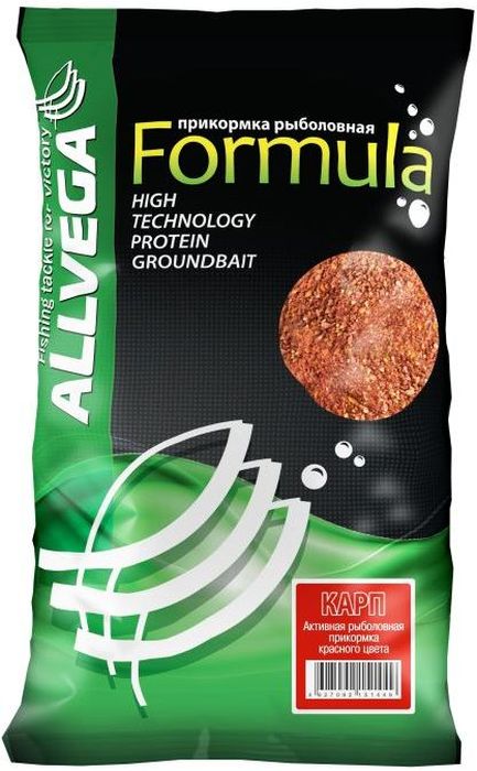 Прикормка Allvega Formula Red Carp, красный карп, 900 г0058326 Прикормка Allvega Formula Red Carp, красный карп, 900 г0058326Formula - новая серия недорогих и качественных прикормок. Имеет сбалансированный состав, умеренную ароматизацию, при этом использованы самые популярные у рыболовов ароматы. Идеально подходит для использования на любительской рыбалке, где не имеет смысла переплачивать за дорогие добавки и ингредиенты.Прикормка красного цвета. Фракция прикормки однородная, от средней до крупной. С умеренным количеством ароматики.