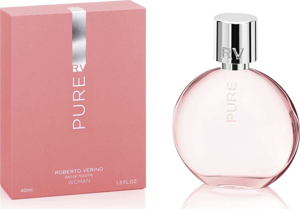 Roberto Verino Pure Туалетная вода 40 мл73106 Roberto Verino Pure Туалетная вода 40 мл73106Новый аромат хрустальной чистоты ранней весны, ее пьянящего морозного воздуха и горьких ароматов первых зеленых листочков и распускающихся среди снегов бутонов цветов!