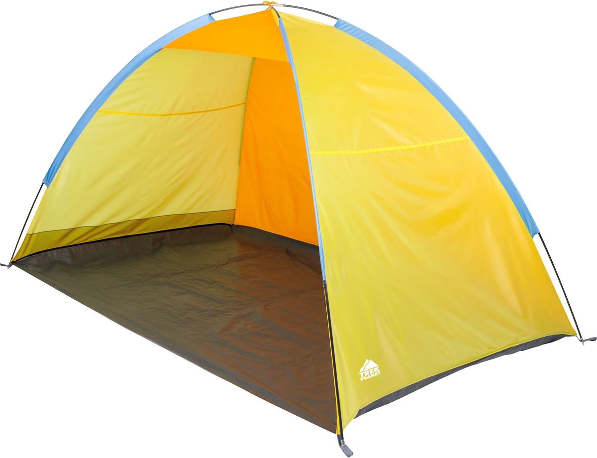 Тент пляжный TREK PLANET Virginia Beach, цвет: желтый, оранжевый, 220 х 130 х 120 см70264 Тент пляжный TREK PLANET Virginia Beach, цвет: желтый, оранжевый, 220 х 130 х 120 см70264Пляжный тент TREK PLANET Virginia Beach,обеспечивает защиту от солнца и ветра, незаменим для отдыха на море или на даче! Очень прост в установке, имеет малый вес и удобный чехол с ручкой для переноски.Особенности модели:Простая и быстрая установка,Тент шатра из полиэстера, с пропиткой PU, за которым удобно укрыться от палящего солнца,Каркас выполнен из прочного стеклопластика,Дно изготовлено из прочного армированного полиэтилена, Карманы для мелочей по бокам тента. Размер шатра: 220 х 130 х 120 см.Материал шатра: 100% полиэстер, пропитка PU.Водостойкость тента: 800мм.Материал дуг: стеклопластик 7,9 мм.Вес: 1,4 кг.Размер в сложенном виде: 10 х 68 см.