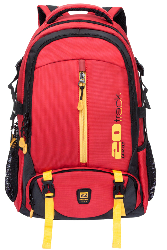 Рюкзак спортивный мужской Grizzly, цвет: красный. RU-708-2/1RU-708-2/1 Рюкзак спортивный мужской Grizzly, цвет: красный. RU-708-2/1RU-708-2/1Спортивный рюкзак Grizzl выполнен из сочетания высококачественного нейлона. Рюкзак имеет петлю для подвешивания и две удобные лямки, длина которых регулируется с помощью пряжек. Модель имеет два основных отделения на молнии, один из которых дополнен карманом для ноутбука. На передней стенке расположены карман на молнии и объемный карман на застежке-молнии. Боковые стенки рюкзака имеют карманы из сетки. Рюкзак выполнен с анатомической спинкой и нагрудной стяжкой-фиксатором.