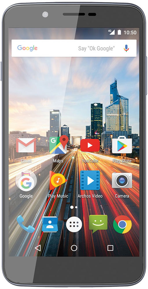 Archos 55 Helium Ultra55 Helium Ultra Archos 55 Helium Ultra55 Helium UltraARCHOS 55 Helium Ultra предоставляет возможность использовать две SIM-карты, становясь идеальным спутником для делового человека, разделяющего звонки по работе и частные. Думаете, вам может не хватить встроенной в смартфон памяти? С помощью карты microSD вы можете увеличить ее до 128ГБ.Смартфон последнего поколения, совместимый с сетями 4G/LTE для максимальной скорости работы с данными.Делайте прекрасные фотографии при любом освещении с помощью задней камеры 8 Мпикс и LED-вспышки, установленных в ARCHOS 55 Helium Ultra. Или хотите провести видео-чат? С помощью передней камеры ARCHOS 55 Helium Ultra нет ничего проще!Оснащенный 4-ядерным процессором и 3 ГБ оперативной памяти, ARCHOS 55 Helium Ultra готов справиться с любым приложением. HD-видео, многозадачность и ресурсоемкие игры - смартфон справится со всем.Смартфон сертифицирован EAC и имеет русифицированный интерфейс меню и Руководство пользователя.
