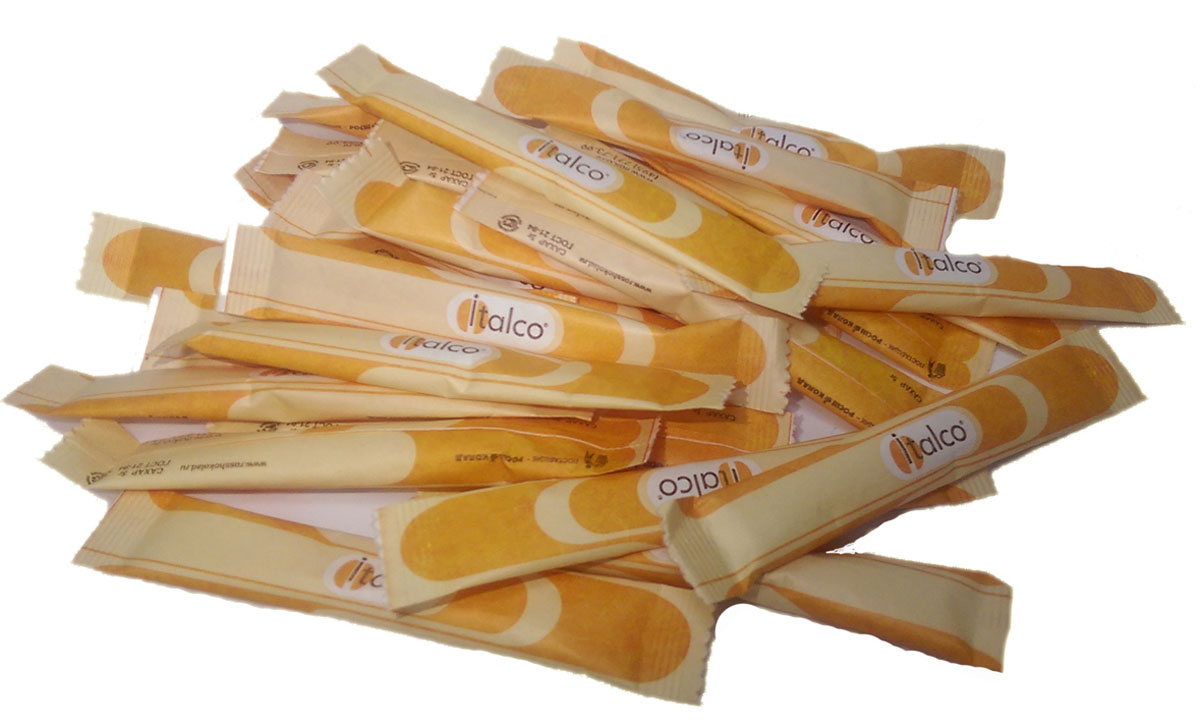 Italco cахар порционный в стиках, 2000 шт по 5 г14623720876876 Italco cахар порционный в стиках, 2000 шт по 5 г14623720876876Стандартный вариант - сахар пакетированный. Это оптимальный вариант для тех заведений общественного питания, которые специализируются на горячих напитках – кофеен и чайных.
