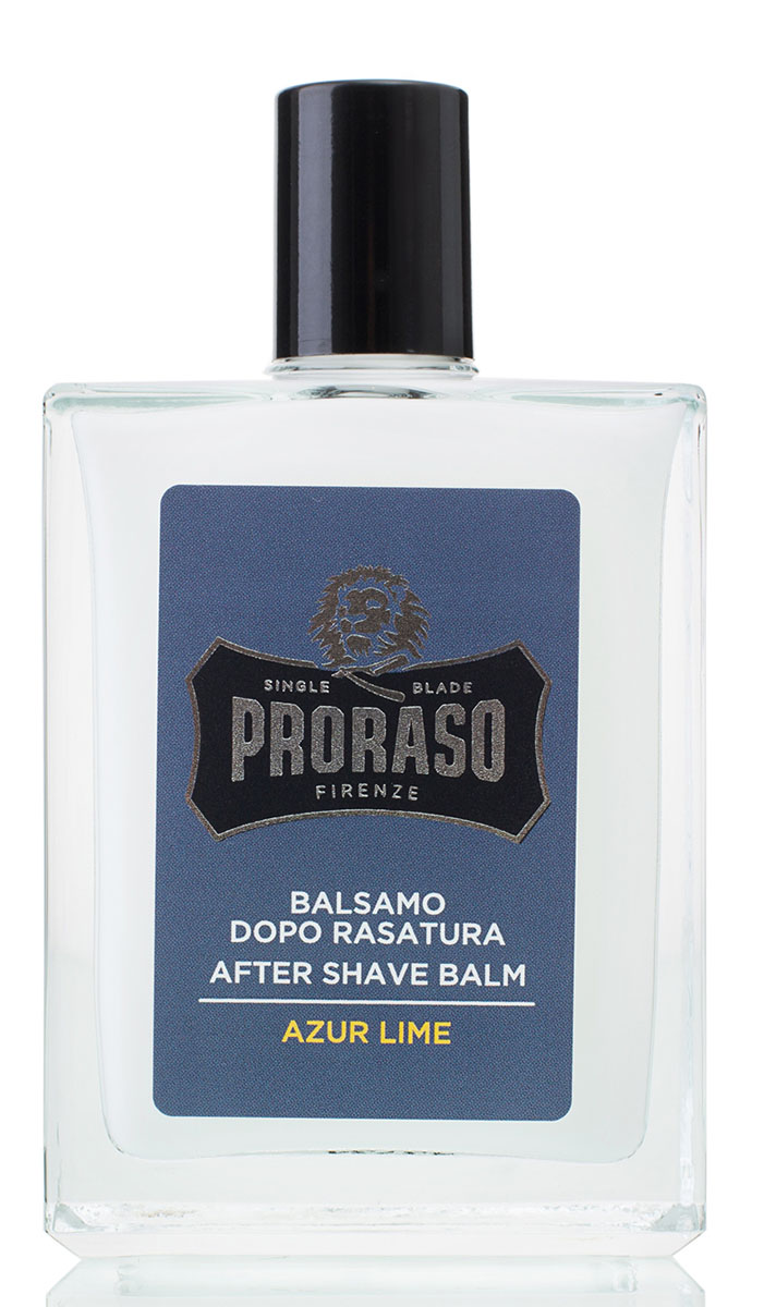 Proraso Бальзам после бритья Azur Lime 100 мл400781 Proraso Бальзам после бритья Azur Lime 100 мл400781Благодаря бальзаму после бритья ваша кожа чувствует себя после бритья прекрасно. Жидкая формула без спирта смягчает действие лезвия и обеспечивает моментальный комфорт, а аромат цитрусовых заряжает энергией и освежает.